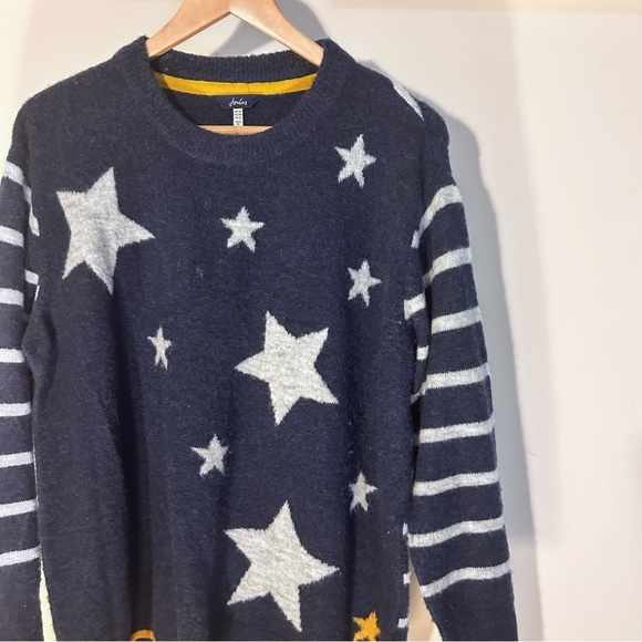 Joules Chantelle Star Print Jumper Sz US 12 - Picture 3 of 7